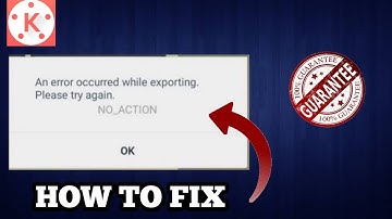 How to fix error error occurred While Exporting in Kinemaster | 100% working | Metal Soldier