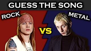 Rock vs Metal Music Quiz - Golden Era Songs