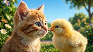 Funny Baby Plays Hide And Seek with Cute Animals | Where is the Baby Animal