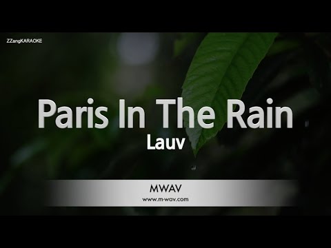 Lauv-<strong>Paris</strong> In The <strong>Rain</strong> (MR/Instrumental) [ZZang KARAOKE]