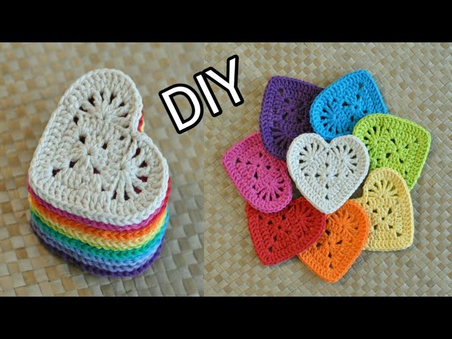 Chunky Crochet Heart Free Pattern · Crazy Hands