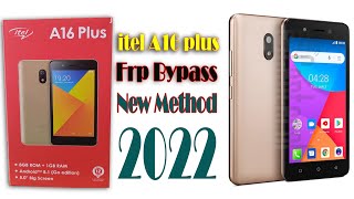 itel a16 plus Frp bypass new method 2022/itel a16 google account remove new method ।