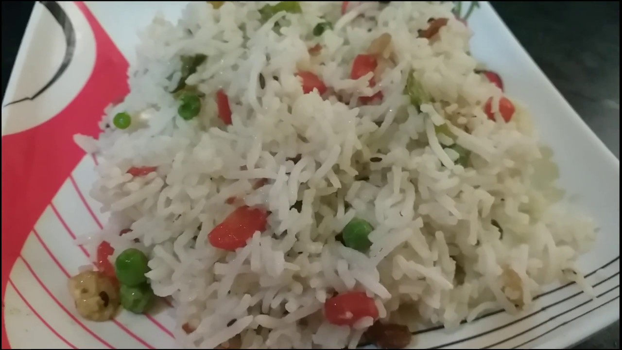 Perfect fried rice without onion and garlic - YouTube