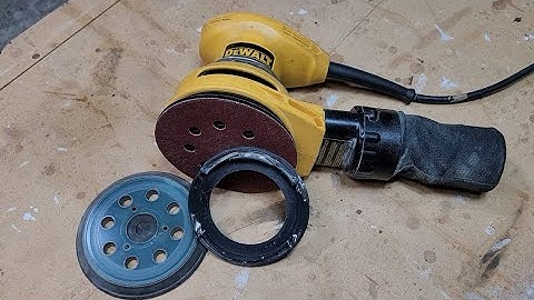 Dewalt Random Orbit Sander Pad and Brake Replacement