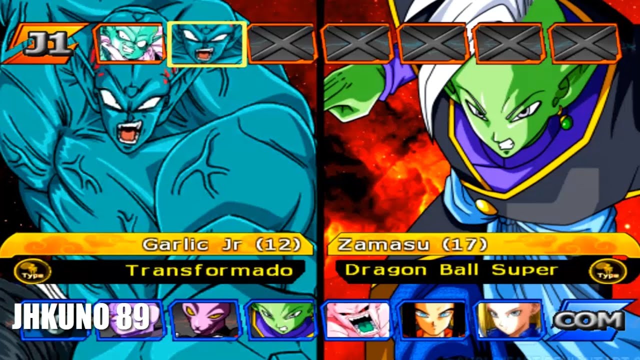 LOS INMORTALES GARLIC JR TEAM vs ZAMASU TEAM DRAGON BALL Z BUDOKAI
