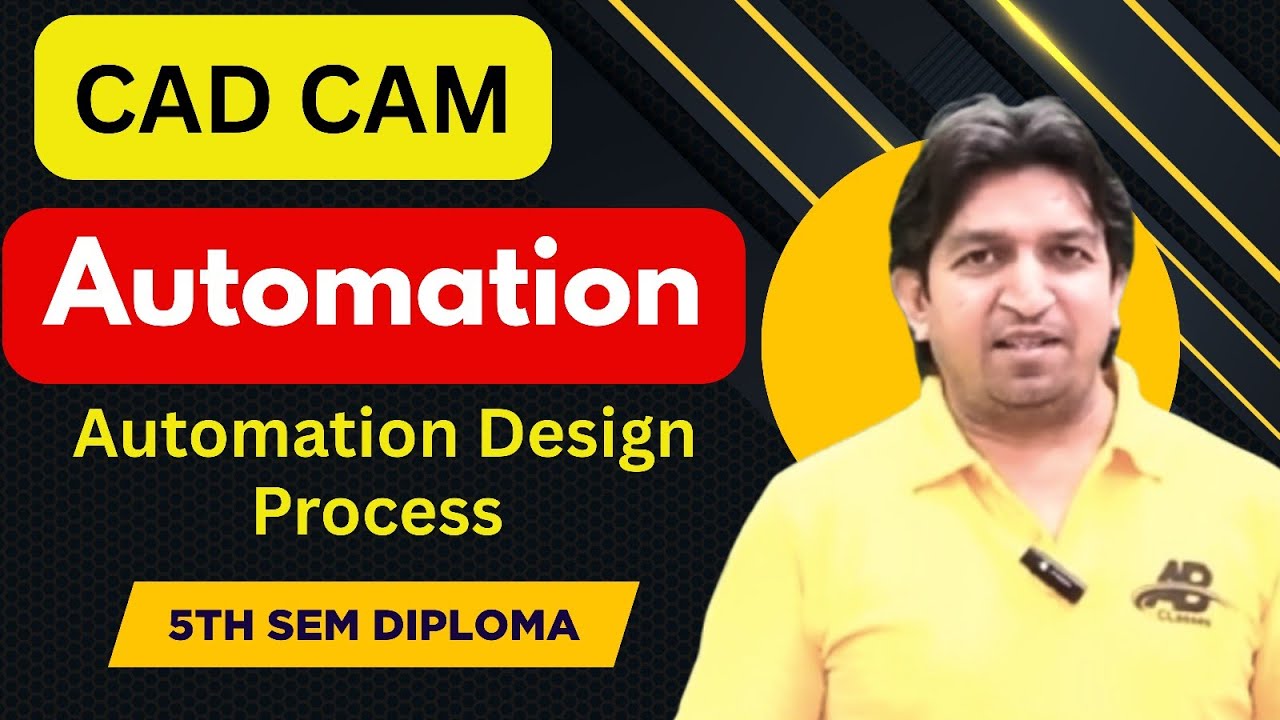 What is automation in CAD CAM | automation designing process | automation and types of automation
