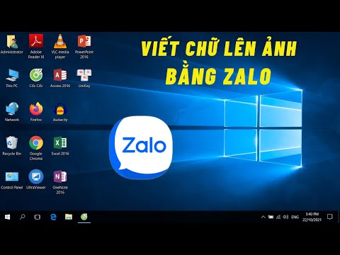 Video Hướng dẫn Viết Chữ lên Hình Ảnh bằng Zalo - Sử dụng... - youtube