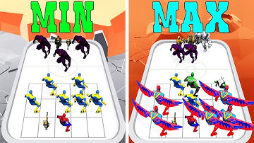MAX LEVEL in Merge Master Superhero Fight