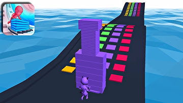 MAX LEVELS Stack Color 🔮🟢🟡🔵:All Levels Gameplay Walkthrough Android, iOS BIG UPDATE