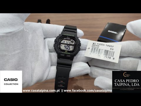 CASIO COLLECTION WS-1400H-1AVEF - YouTube | Quarzuhren