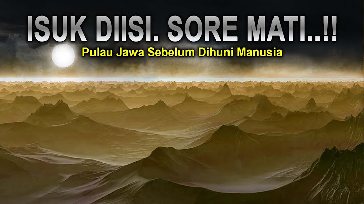 Pulau Jawa, Sebelum Dihuni Manusia