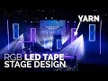 LED Tape Church Stage Design | Yarn LED Panels