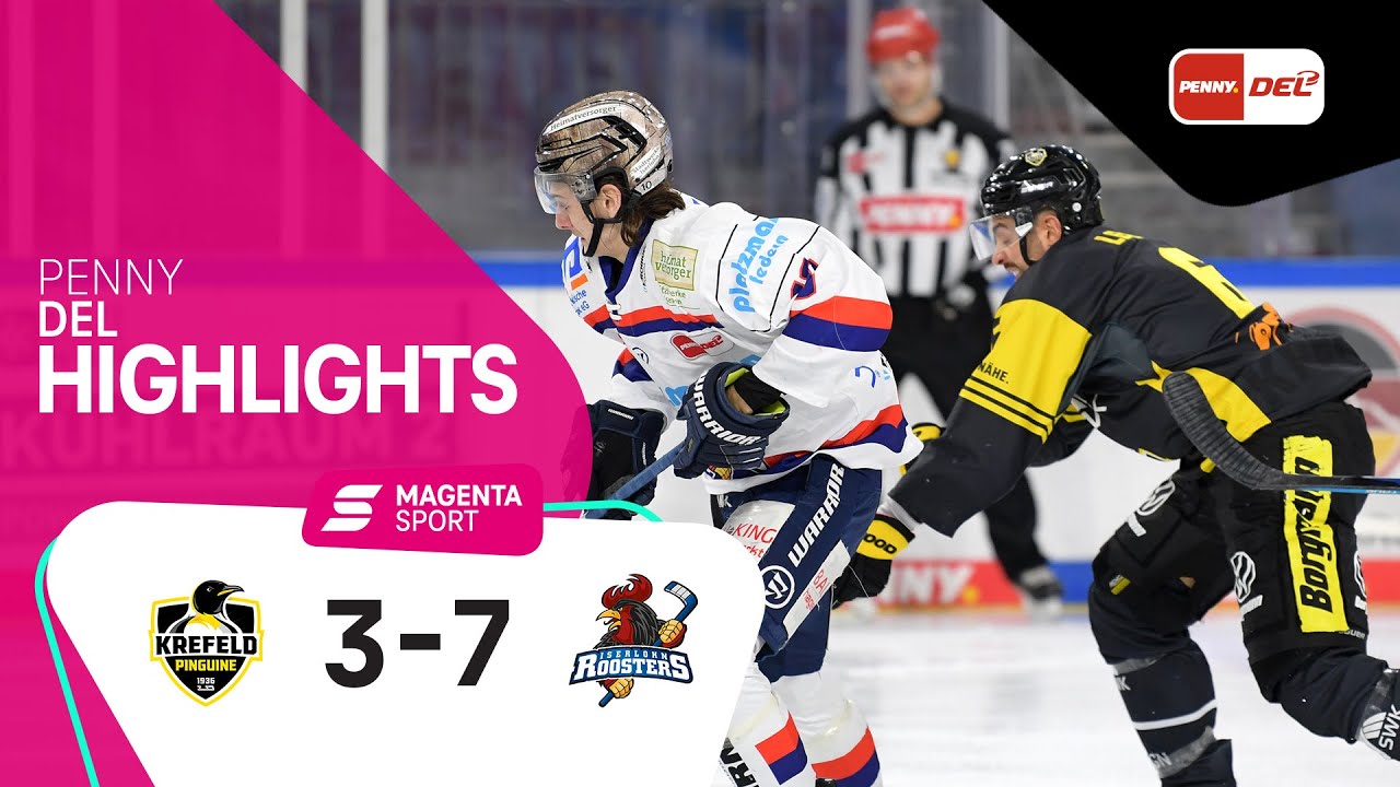 Krefeld Pinguine – Iserlohn Roosters | 15. Spieltag, 2020/2021 | MAGENTA SPORT
