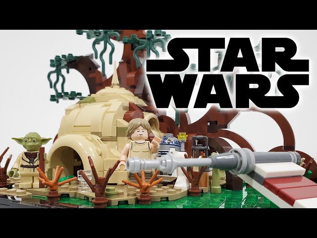 LEGO Star Wars Review: 75330 Dagobah Jedi Training Diorama (2022 Set) 