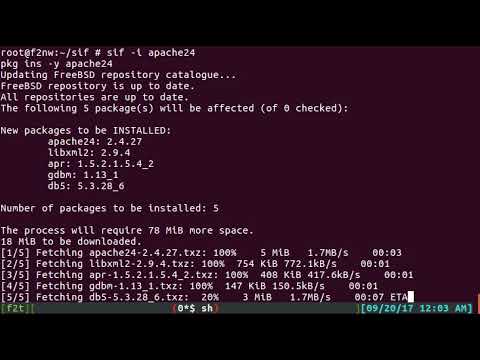 Sif - автоматическая установка сервисов на FreeBSD