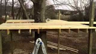 I am building a tree house for the kids. here you can see pictures on the process.