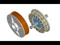 Axial BLDC motor ( 3D model ) новый проект