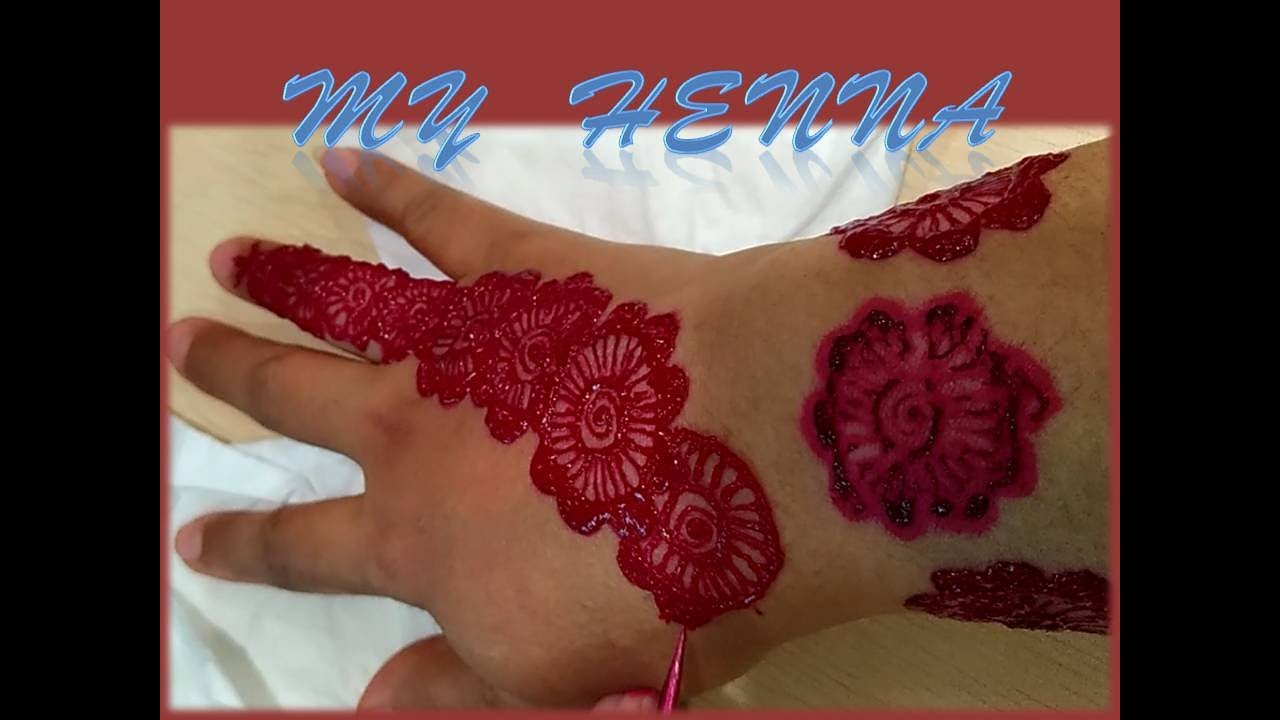 henna motif bunga - YouTube