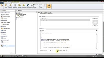 C# - Deploy Your .Net App and install db automatically using Advanced Installer