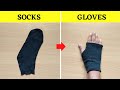 How to make Hand Gloves from old socks