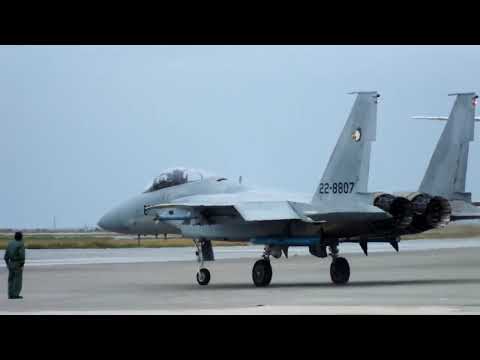航空自衛隊 那覇航空祭 目の前でのF-15タキシング / Japan Air Self-Defense Force F-15J taxiing