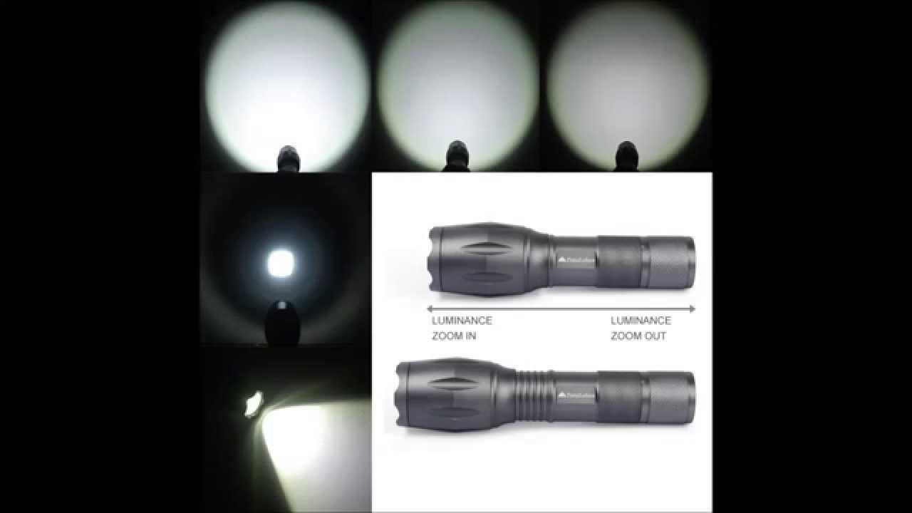 TotaLohan MX7 Water Resistant Camping Torch Adjustable Focus Zoom Tactical Light