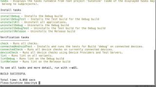 Android Software Stack and Gradle - Developing Android Apps screenshot 5