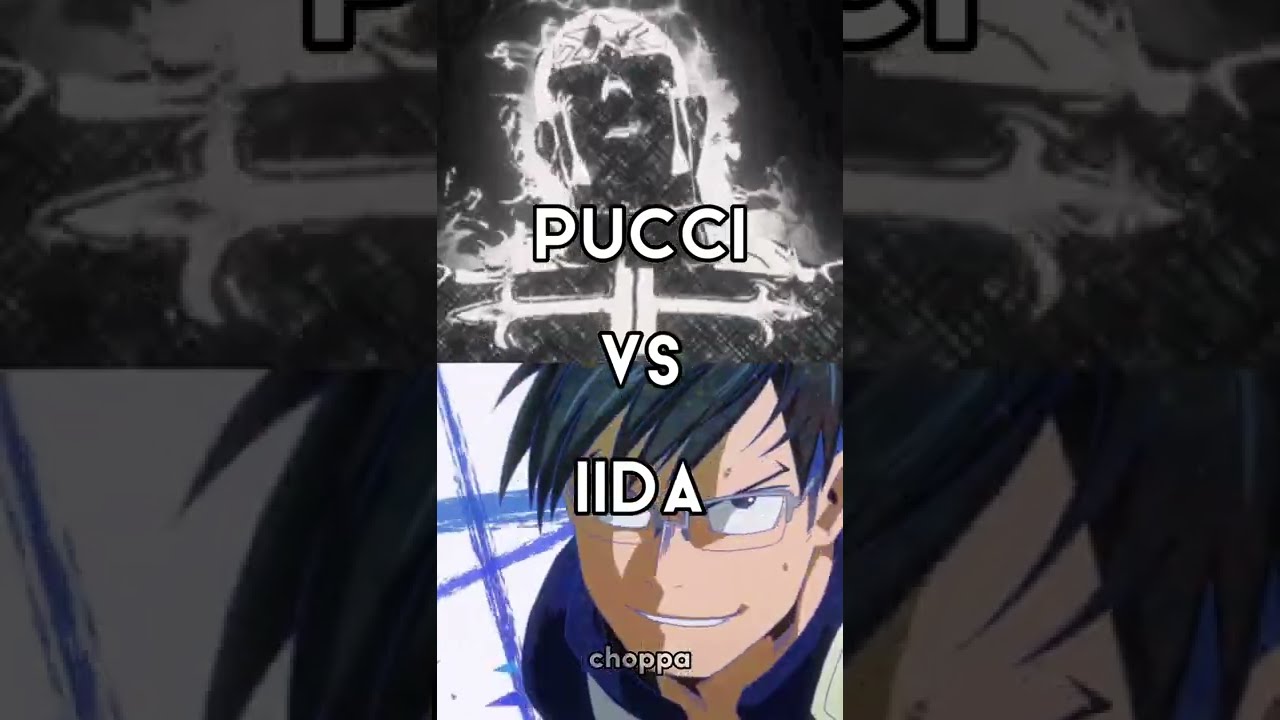 Pucci VS Iida Jojo S Antagonist MHA Fodder Part 4 