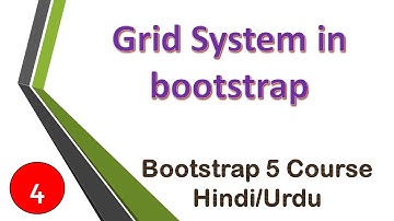 (04) Bootstrap 5 Course in Hindi/Urdu | Bootstrap Grid Tutorial in Hindi
