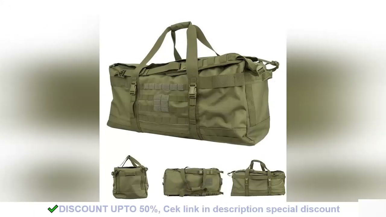 106L Luggage Duffel Bag Camping Backpack Tactical Large Bags Men's Hiking Travel Mountaineering Trip