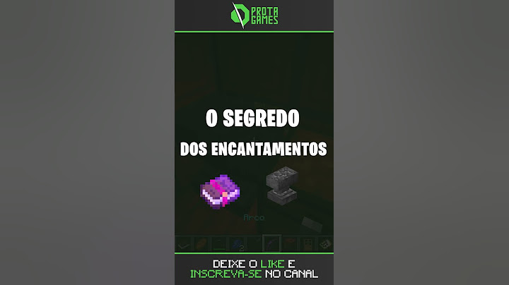 Revelei o segredo dos encantamentos do Minecraft #Shorts