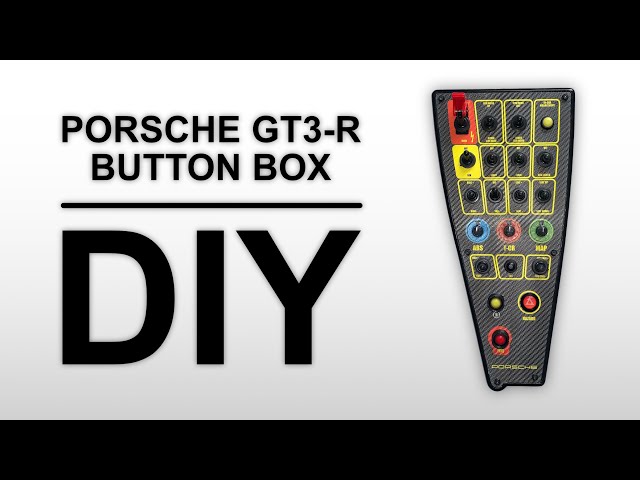 DIY PORSCHE GT3-R BUTTON BOX - COCKPIT CENTER CONSOLE 