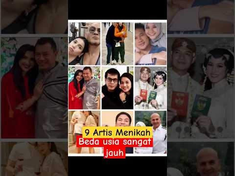 9 Pasangan Seleb Beda Usia Sangat Jauh ! Artis Menikah