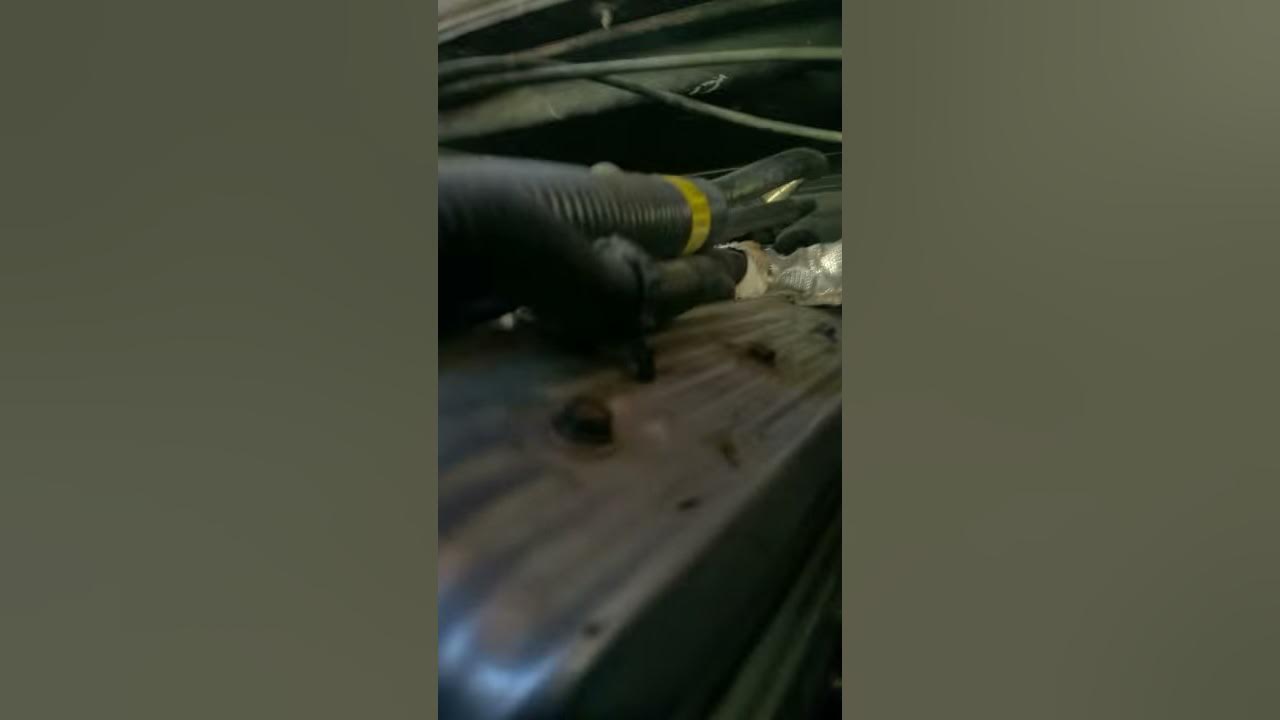 Spark plug arcing around ceramic. LT1 - YouTube
