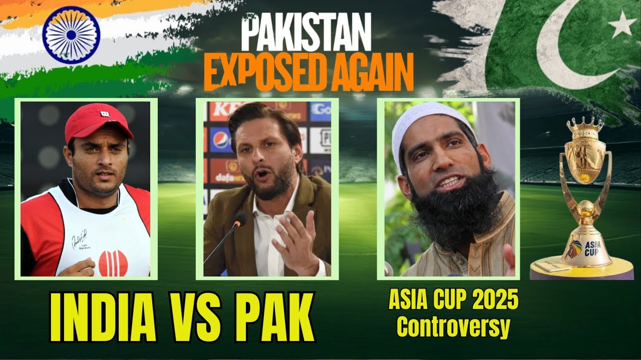 ASIA CUP PRE SHOW 2025 : पाकिस्तान के झूठ और अफरीदी–यूसुफ की बयानबाज़ी पर करारा वार! | IND VS PAK