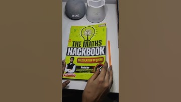 The MATHS HACKBOOK - Mohit Goyal Sir ✨ #mathshackbook #shots #shots #study #explore