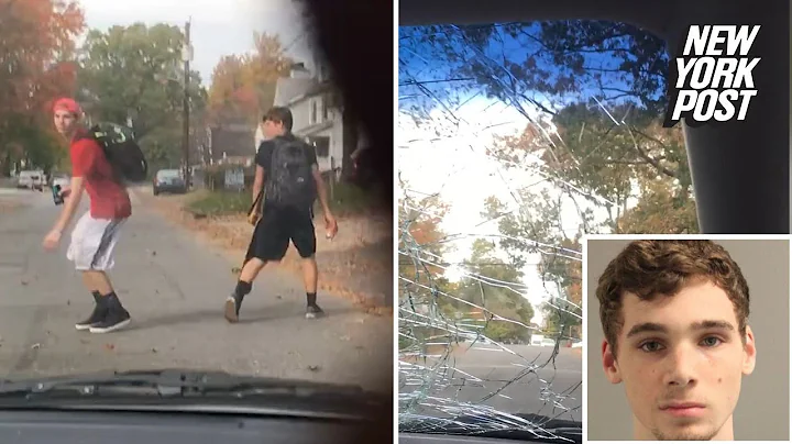Highly disturbing moment teen intentionally plows ...