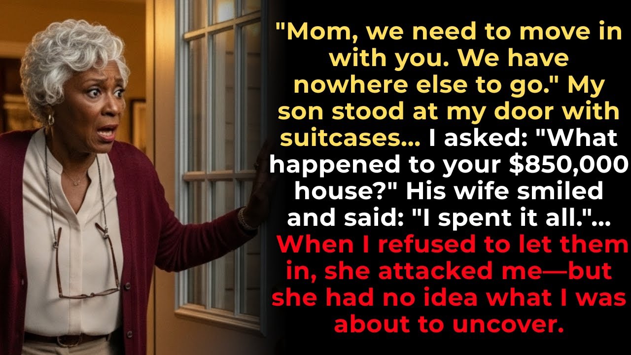 My son sold their house and gave $850,000 for my daughter-in-law to spend. Then, they came to live..