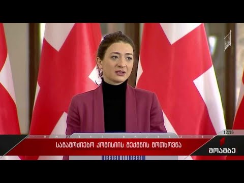 საგამოძიებო კომისიის შექმნის მოთხოვნა