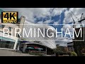 Birmingham england  united kingdom 1 hour walking tour in 4k