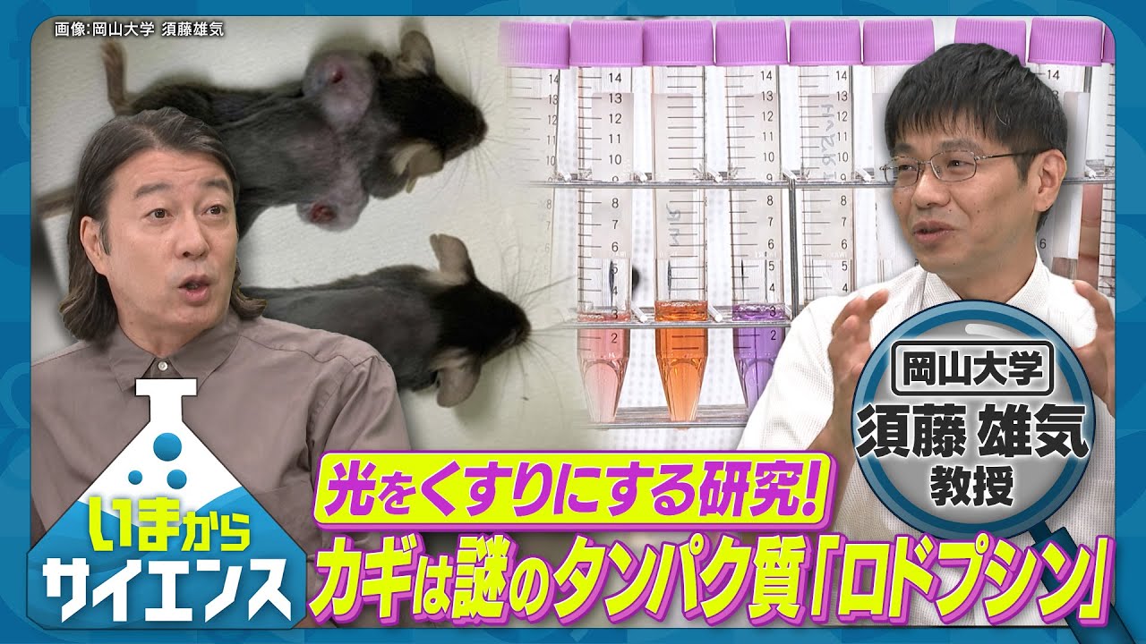 「光をくすりに」がん治療から感染症予防まで！岡山大学 須藤雄気教授【いまからサイエンス】