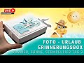 ☀️ Sommer - Sonne - Stempeltier | Tag 3 | Urlaubserinnerungen Foto Box Anleitung mit Meeresträume