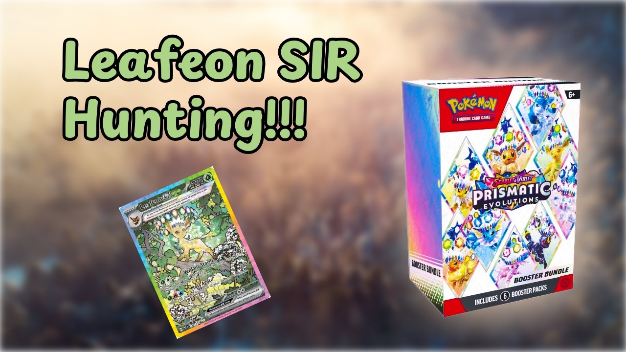 Prismatic Evolutions Booster Bundle! Hunting SIRs!!