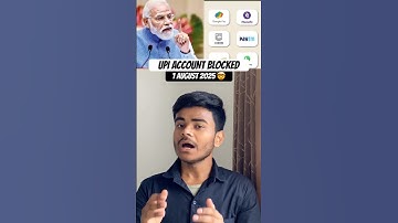 UPI I’d Blocked From 1 August 🤯