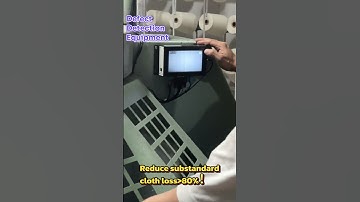 Fabric defect detection system for circular knitting machines. #knitting #machine #knittingfactory