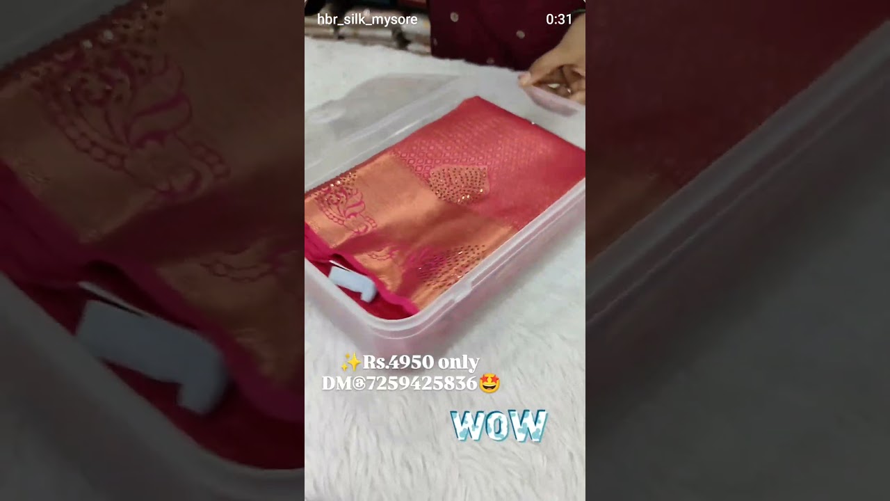 Semi kanjivaram saree 4950+ shipping 