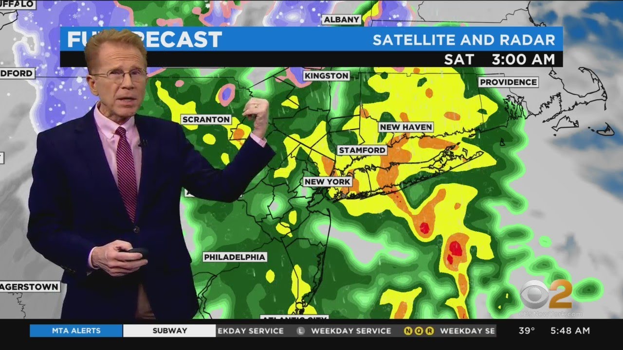 New York Weather: Rain Headed Our Way - YouTube