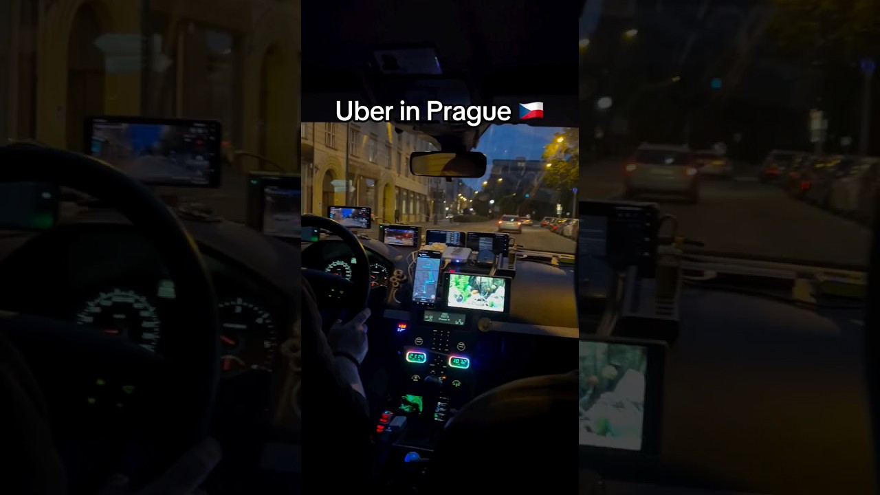 Just a normal ride with Uber in Prague 🇨🇿 
