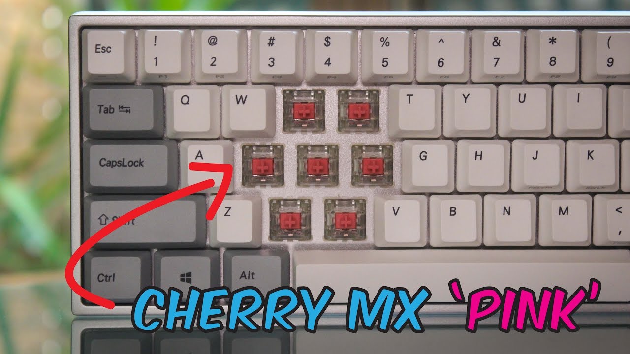 Fakultet heroisk brænde Cherry MX Silent Red/Pink Keyswitches - Review & Sound Tests ft. Varmilo  VA68Mg - YouTube