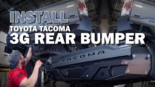 Toyota Tacoma 3G Rear Bumper Installation  Sku: TY2020